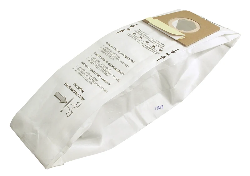 Sac microfiltre pour aspirateur Royal et Dirt Devil type U - paquet de 3 sacs - Envirocare 157