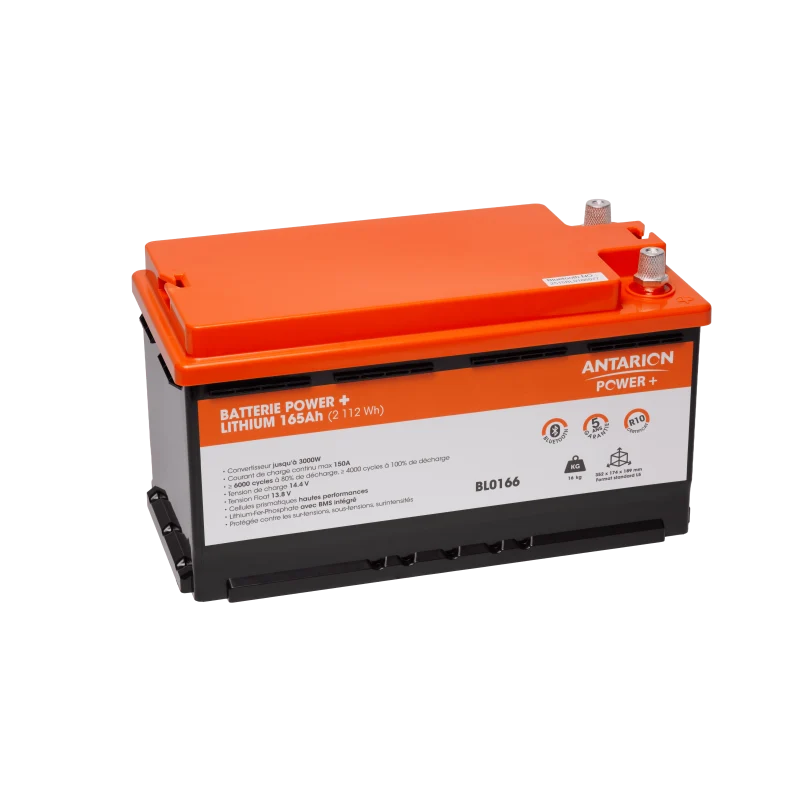 Batterie Lithium 165Ah POWER + ANTARION Bluetooth