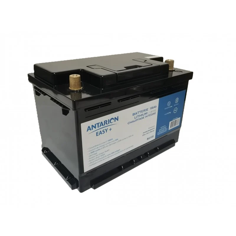 Batterie Lithium BLUETOOTH 100Ah EASY Avec Chauffage + L3 FORMAT