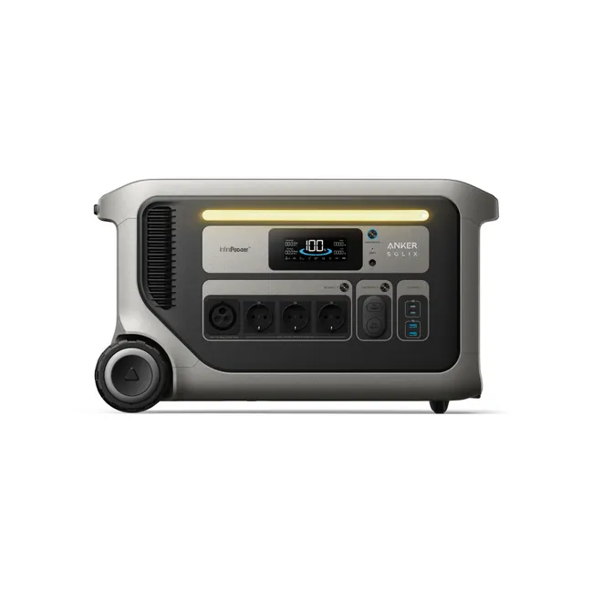 Anker SOLIX F3000 Station électrique portable - Batterie 3072 Wh, Générateur solaire 4x3600W