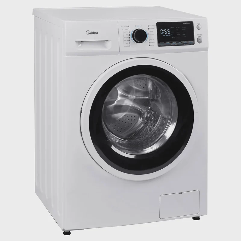 Midea 2.9 cu. ft. White Front Load Washer with Steam Option