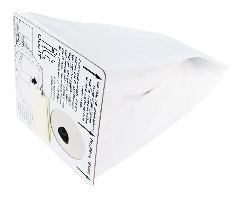 Sac microfiltre pour aspirateur Canavac Doc-It-All - paquet de 3 sacs - B5-006-3