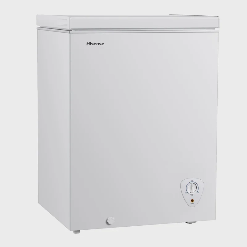 Hisense 5 cu ft. White Chest Freezer with Recessed Handle Model FC50D6EWE