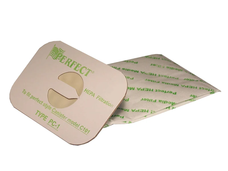Sac microfiltre HEPA pour aspirateur chariot Electrolux style C (tous les modèles) et Perfect C101, C103 & C104 - paquet de 9 sacs - VAC15