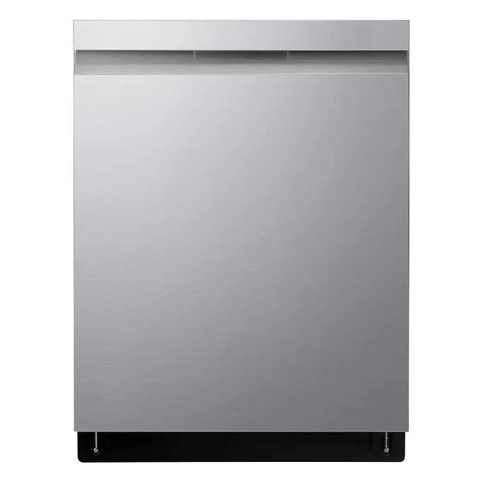 LG 24 in. Smudge-Resistant Stainless Steel Built-In Top Control Dishwasher with TrueSteam, ThinQ and 3rd Rack