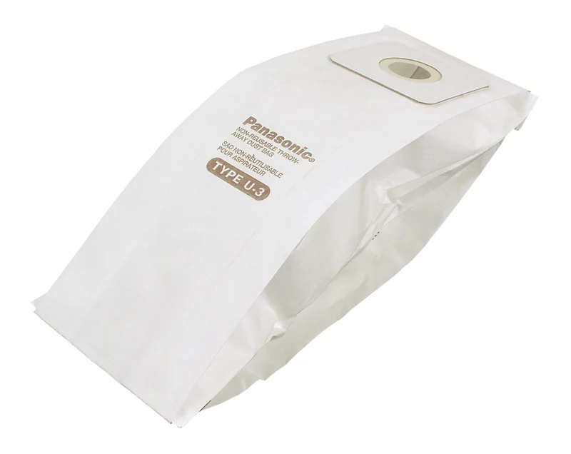 Sac en papier - Aspirateur Panasonic type U-3 et Carpet pro CPU4T - paquet de 6 sacs