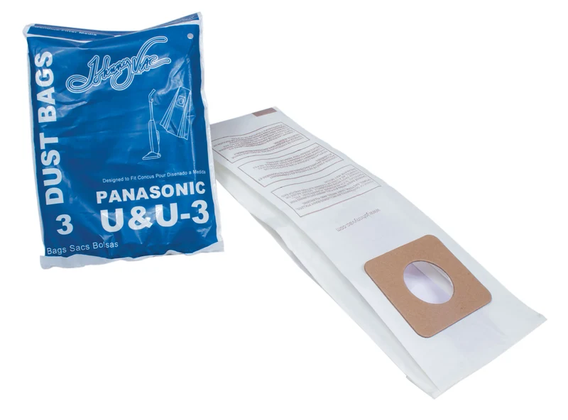 Sac en papier pour aspirateur Panasonic type U et U-3 - paquet de 3 sacs - Envirocare 816SWJV