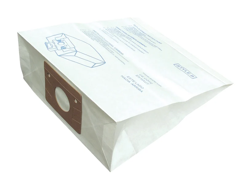 Sac en papier pour aspirateur chariot Eureka type B et S - paquet de 3 sacs + 3 filtres - Envirocare 106SWJV