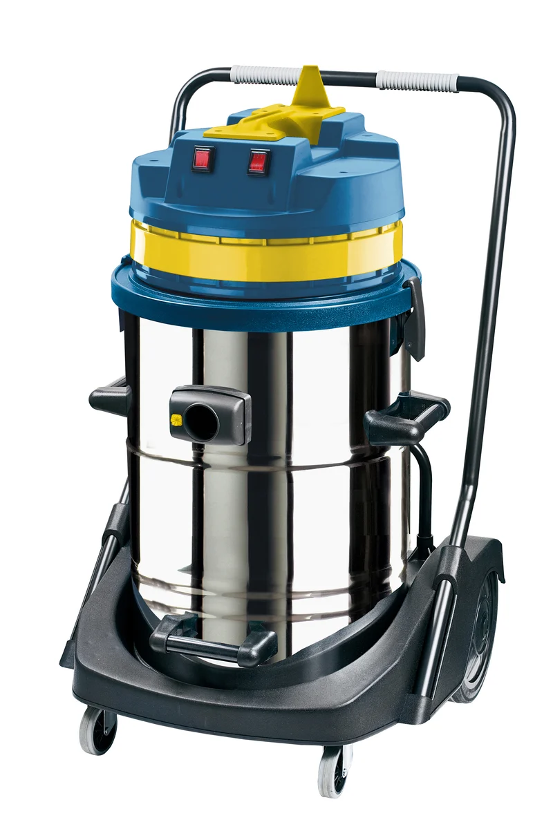 Aspirateur commercial sec et humide - Johnny Vac - 76 L (20 gal) - cuve en métal - prise pour balai électrique - JV420M