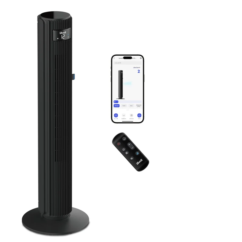 LEVOIT Ventilateur Colonne 42S DC WiFi Silencieux 25dB – Confort Intelligent