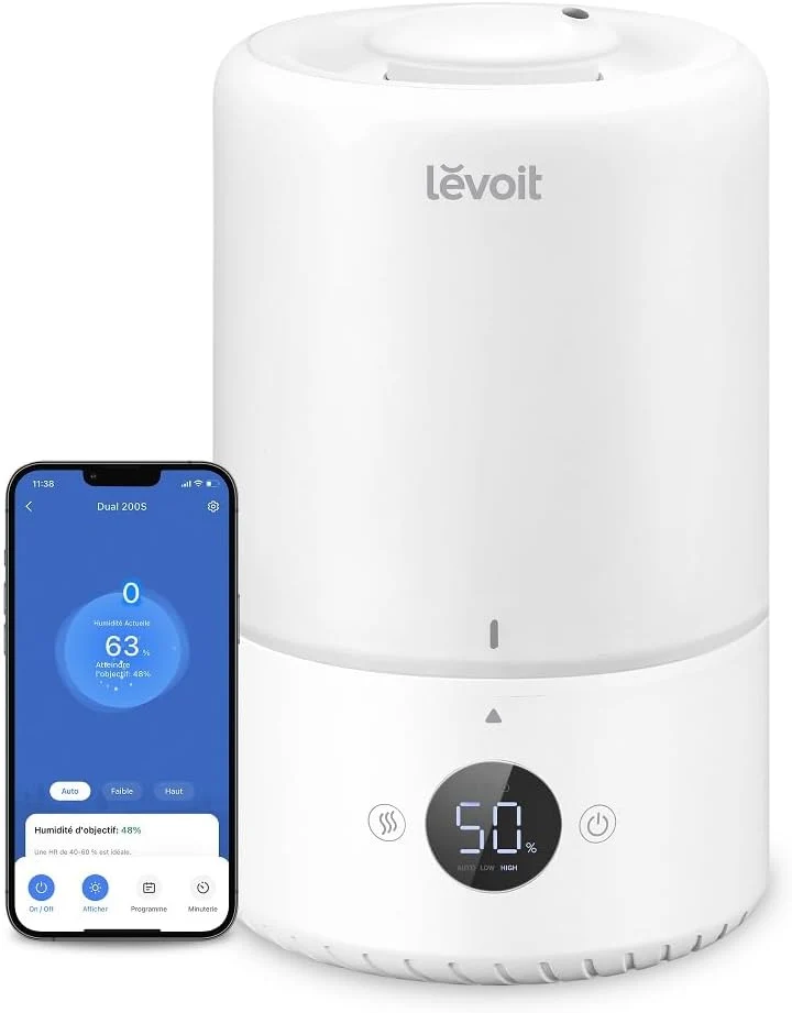 Humidificateur d’air à ultrasons Levoit Dual 200S