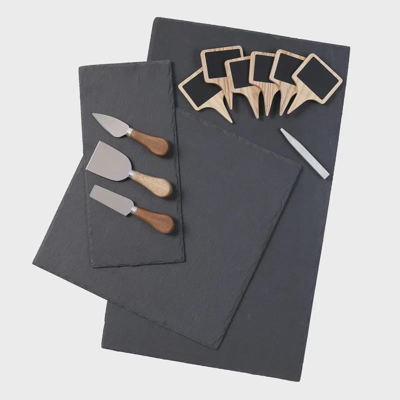 BirdRock Home Slate Charcuterie Serving Set, 13-piece