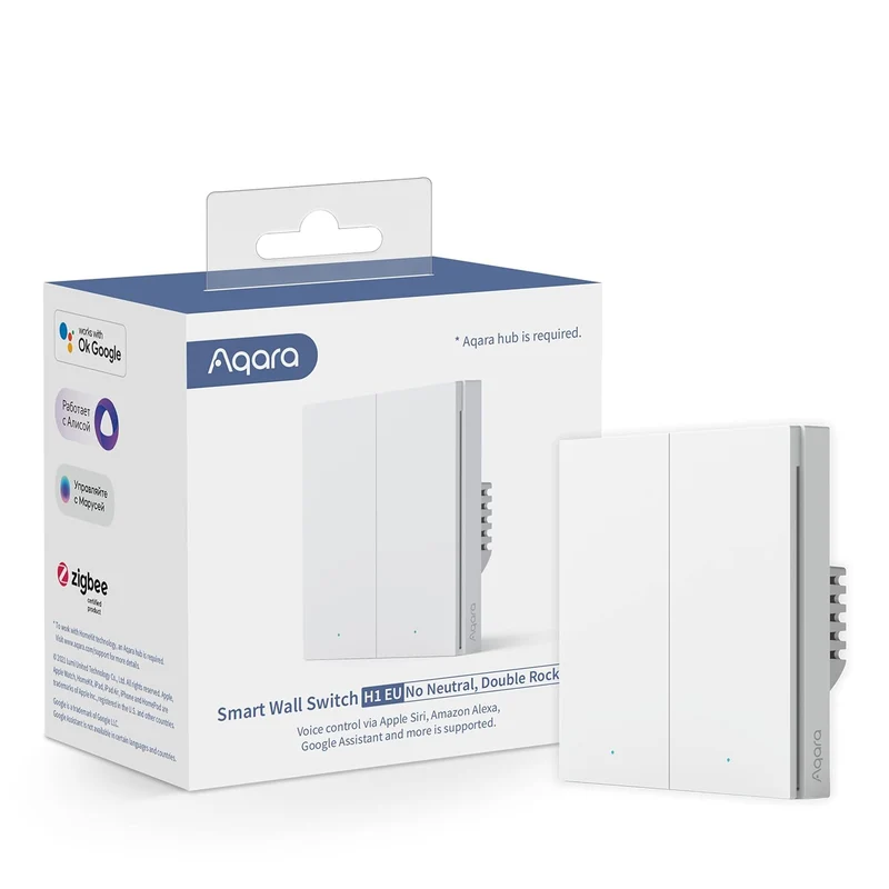 AQARA Interrupteur sans fil H1 (double bouton)