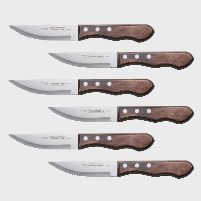 Tramontina Jumbo 6-piece Steak Knife Set