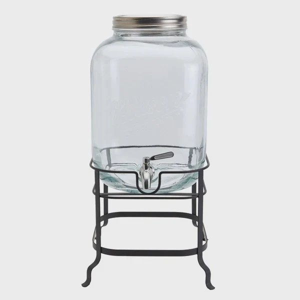 Mason Craft & More Glass Drink Dispenser