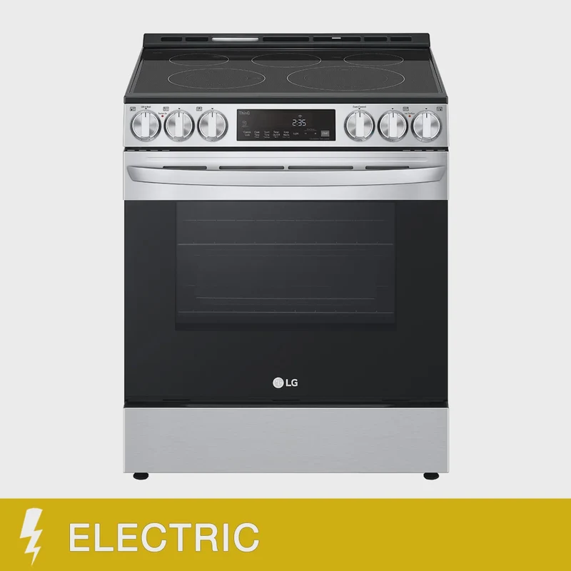 LG 6.3 cu. ft. Smudge Resistant Stainless Steel Smart Wi-Fi Enabled Fan Convection Electric Slide-in Range with Air Fry and EasyClean