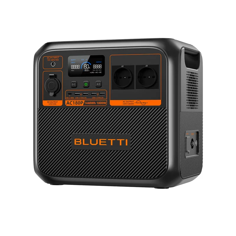 Bluetti AC180P Station Électrique | 1800W 1448Wh