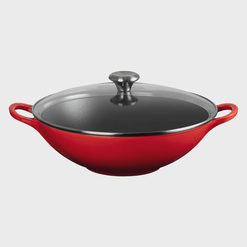 Le Creuset Signature Wok with Glass Lid, 4.8
