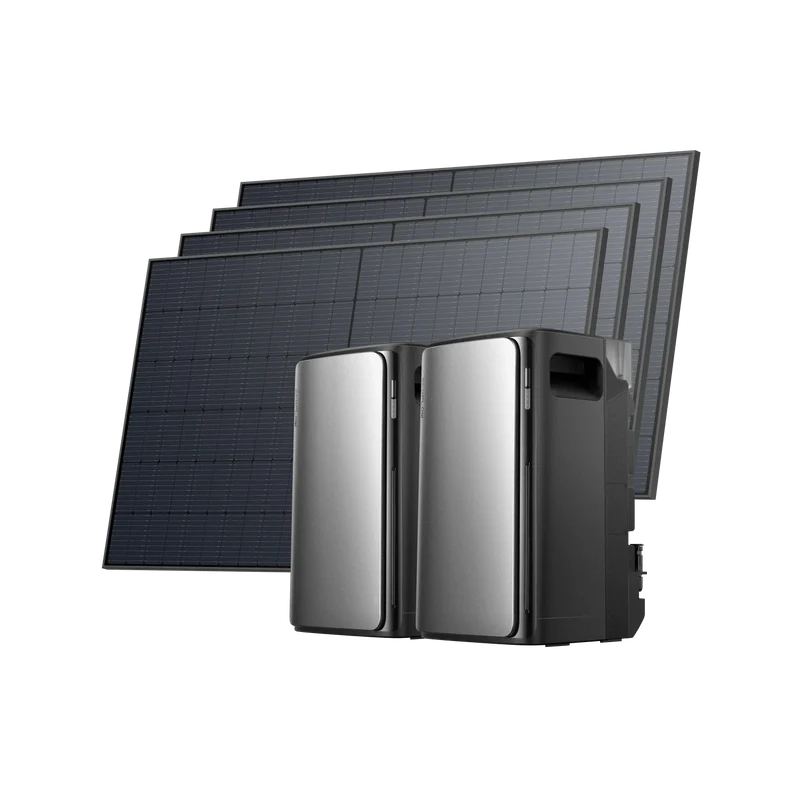 EcoFlow STREAM Ultra + STREAM AC Pro + 4 Panneaux Solaires 520W