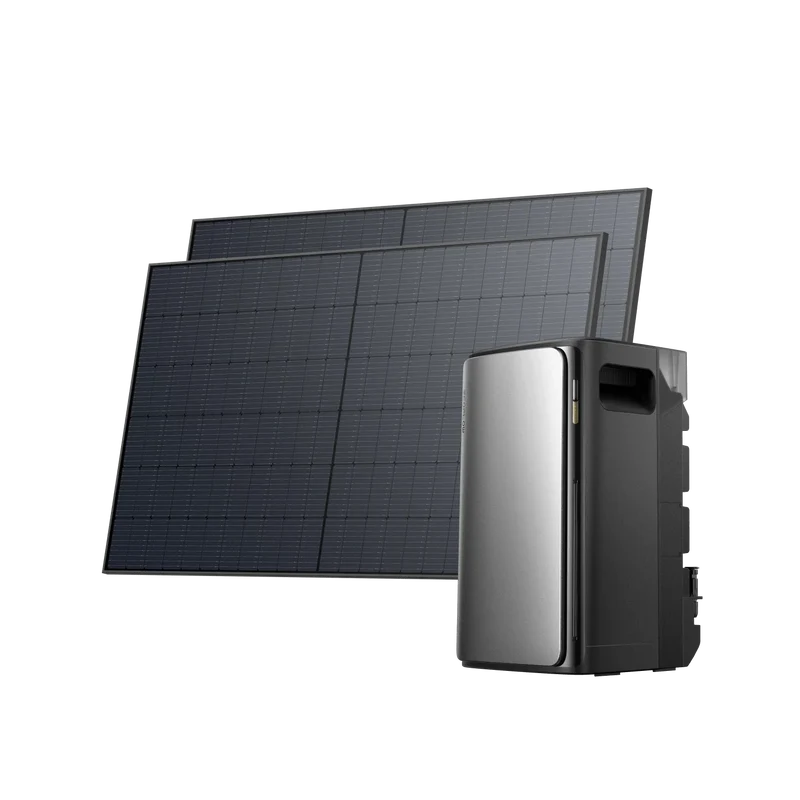 EcoFlow STREAM Ultra + 2 Panneaux Solaires Rigides 520W