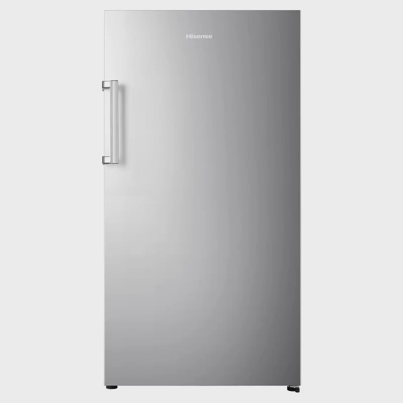 Hisense 17 cu ft. Stainless Steel Look Garage Ready Convertible Upright Fridge or Freezer with Reversible Door *Dented