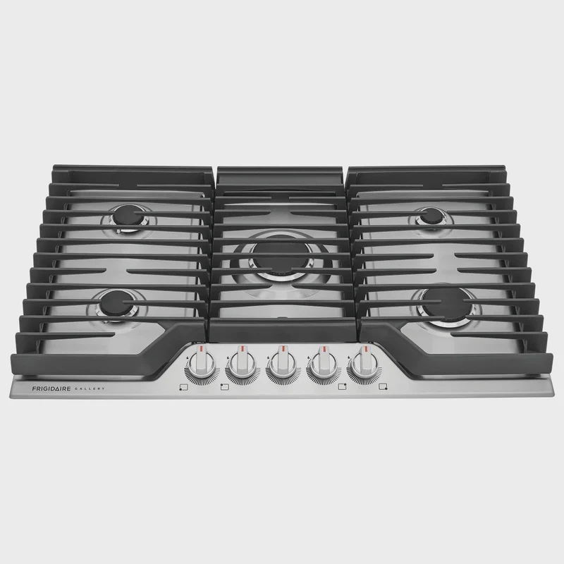 Frigidaire Gallery 36 in Stainless Steel Gas 5-Burner Cooktop with Quick Boil Burner