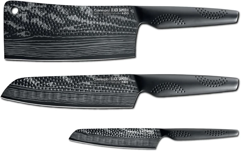 CUISINE PRO® iD3 BLACK SAMURAI® Ultimate Knife Set Of 3