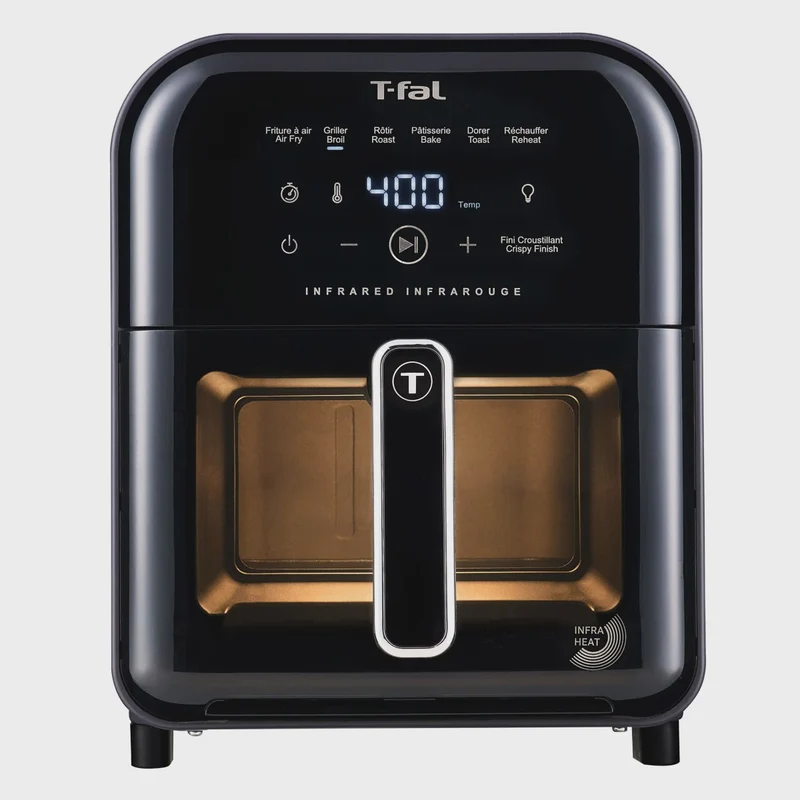 T-fal Infrared 6 L (6.3 qt.) 2.0 Air Fryer with Infra-Heat Technology