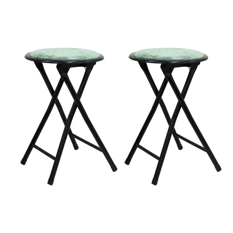 Set 2 Tabourets Pliants 30x45cm
