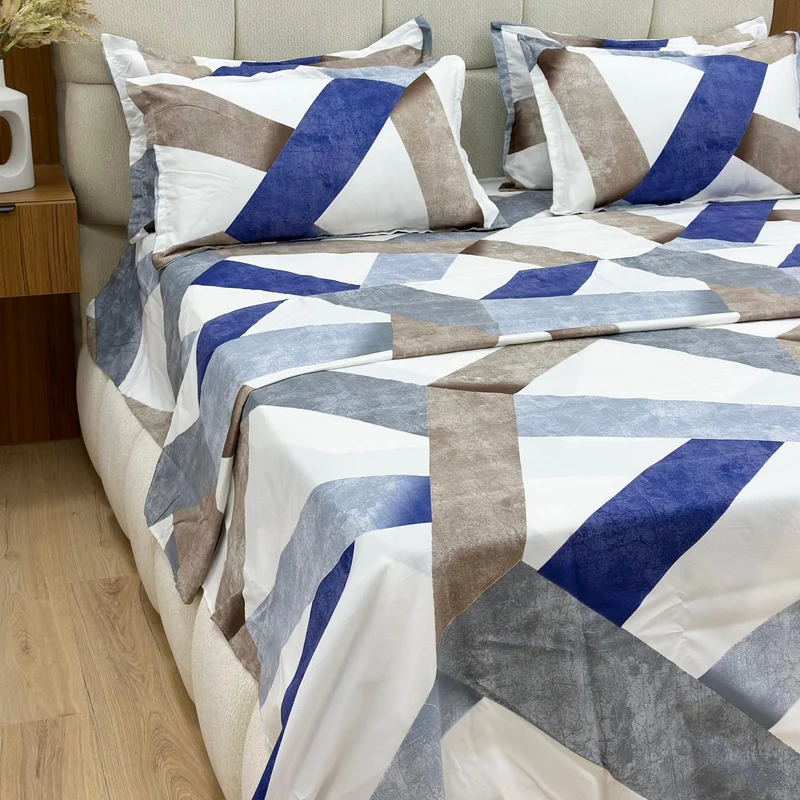 Parure de lit 6pcs 230x230cm x2 / 50x70cm x4