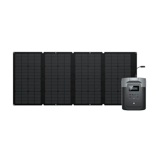 EcoFlow Pack spécial DELTA 2 + Panneau solaire portable 160 W