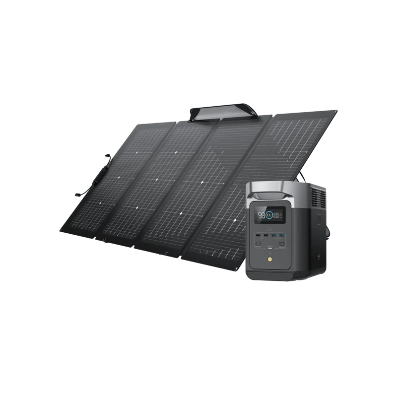 Pack spécial EcoFlow DELTA 2 + Panneau solaire bifacial 220 W