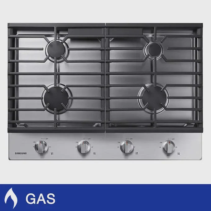 Samsung 30 in. Stainless Steel Gas Cooktop with Powerful Burners Model NA30R5310FS/AA