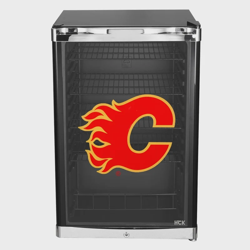 NHL 4.1 cu ft. Commercial or Residential Beverage Center - Calgary Flames