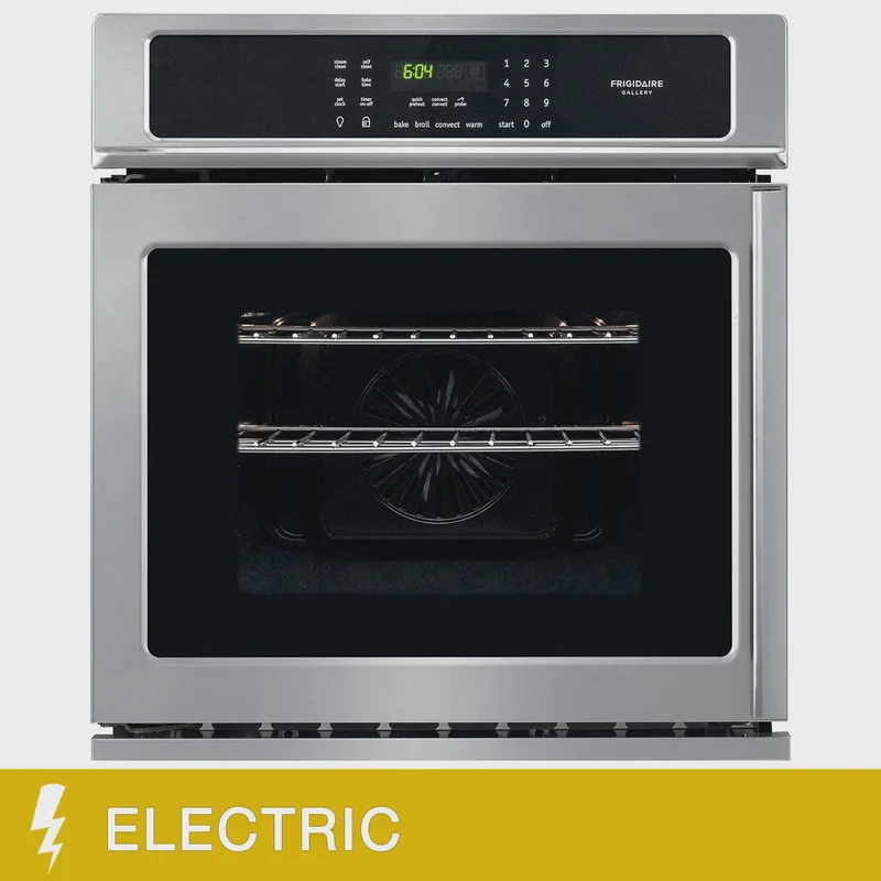 Frigidaire Gallery 27 in. 3.8 cu ft. Stainless Steel Electric Built-In Single Wall Oven Model FGEW276SPF
