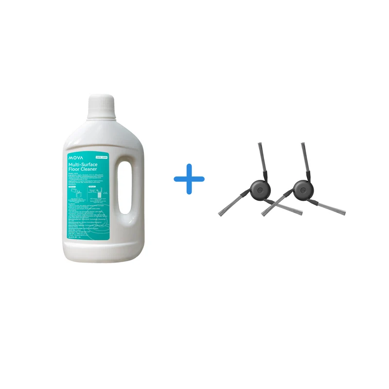 Solution de nettoyage (1 L) + Brosse latérale pour MOVA P50/P70 Pro Ultra