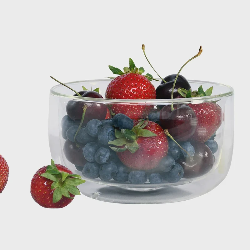 Henckels Double-Wall Glass Bowl Set, 6-Piece