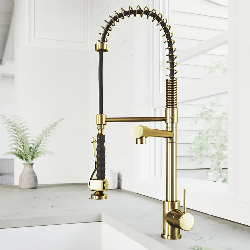 VIGO Zurich Pull-Down Sprayer Kitchen Faucet