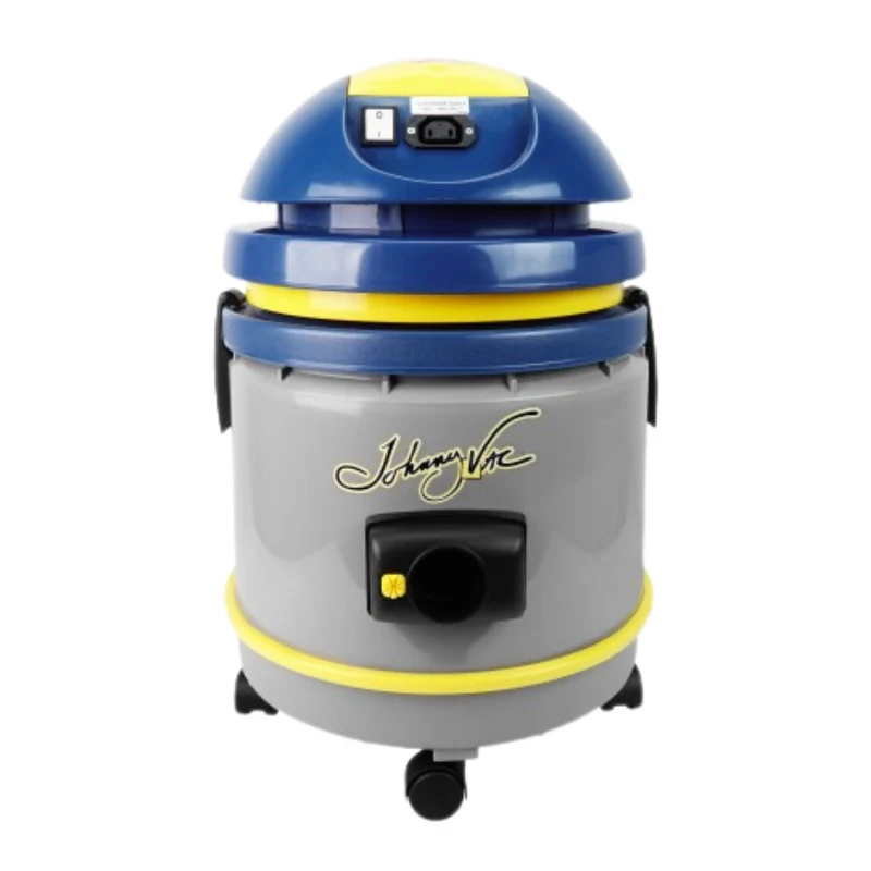 Aspirateur commercial Johnny Vac - capacité de 15 L (4 gal) - accessoires et sac en papier inclus - prise électrique intégrée - moteur 1000 W - roues pivotantes