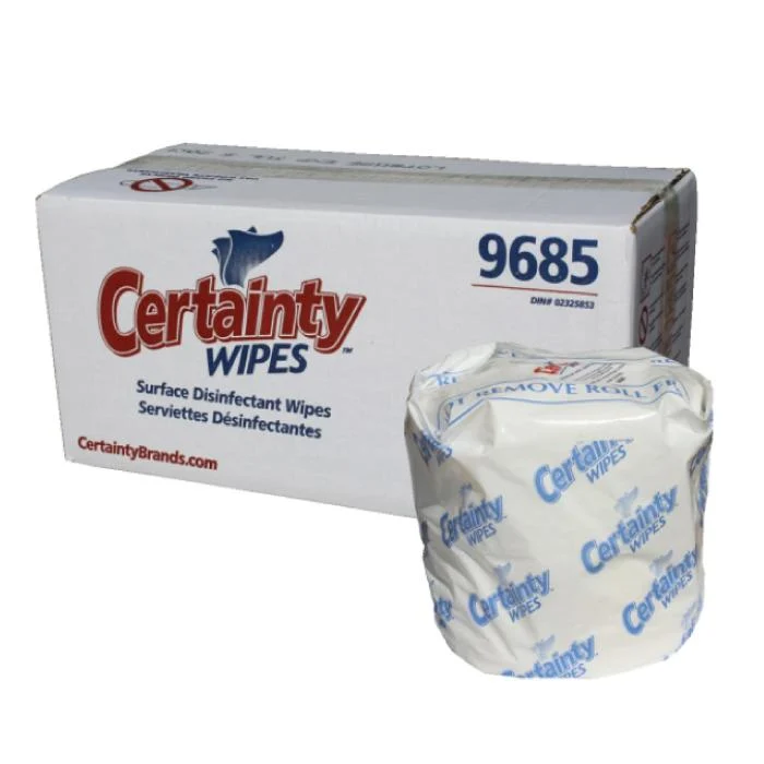 Lingettes désinfectantes CAISSE 1500F x 2 Rouleaux Jumbo